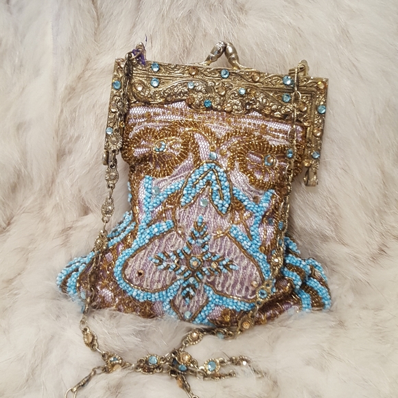 Ethos Handbags - ❤"Ethos" 1940's Vintage Beaded Bag❤